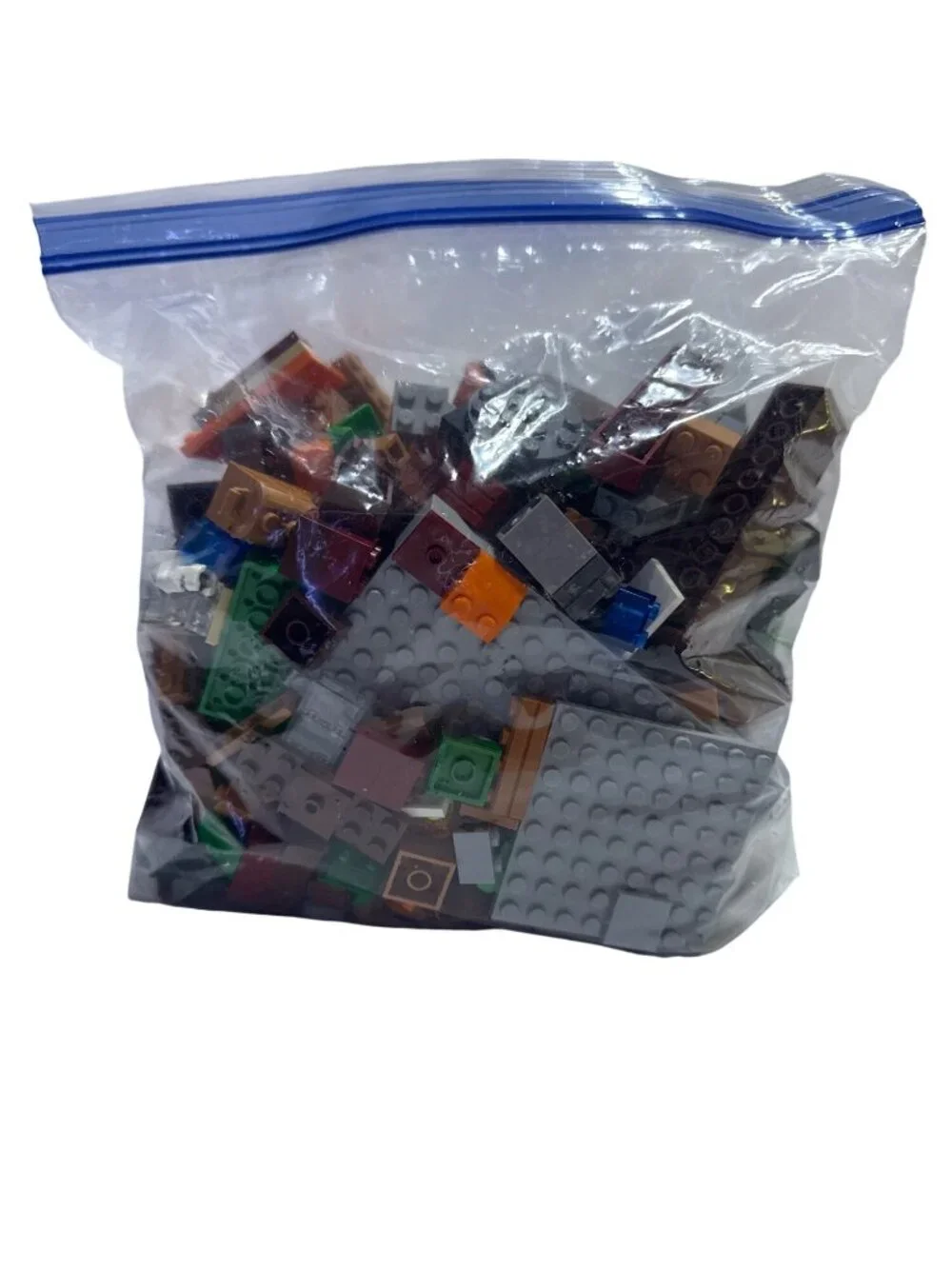 Lego Bulk Building Blocks Minecraft Assorted Colors Shapes Bricks 3lb 2oz Multi